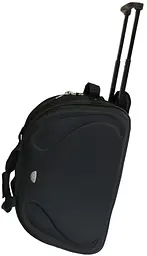 Дорожня сумка на колесах Wallaby 10430 65 л 58x36x35 см Чорна - мініатюра 1