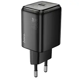 МЗП Hoco N54 Monsoon PD45W (1USB-C) Black - мініатюра 2
