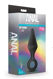 Анальная пробка Blush Anal Adventures, 13,3 см, черный - миниатюра 5
