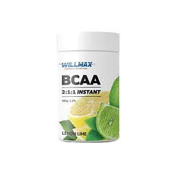 Амінокислота BCAA 2:1:1, 400 грам Лимон-лайм Willmax fit0018456