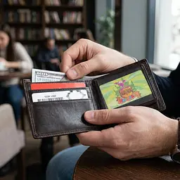 Портмоне унісекс 20420 Vintage коричневе - мініатюра 2