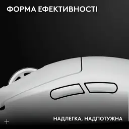Мишка Logitech G Pro X Superlight 2 Lightspeed Wireless White (910-006638) - мініатюра 2