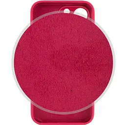 Чохол Silicone Case Full Camera Protective AA Apple iPhone 13 6.1" Червоний / Rose Red - мініатюра 2