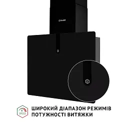 Витяжка декоративна похила Perfelli PIANO NERO - мініатюра 4