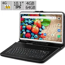 Планшет-телефон Adronix S 464 LTE Silver IPS 10.1'' 4GB/64GB + Чохол-клавіатура - мініатюра 2