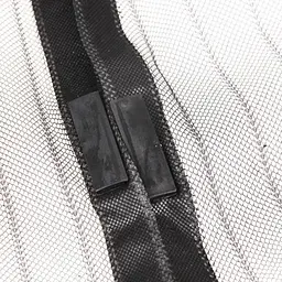 Сітка антимоскітна на магнітах, дверна штора 100×185 см, 2 полотна, 16 магнітів, Magic Mesh, чорна - мініатюра 6