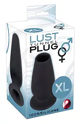 Анальний тунель Orion Lust Tunnel Plug XL 13 см (чорний) - мініатюра 5