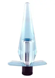 Анальна пробка Seven Creations Slimline Butt Plug 8.9 см (блакитний) - мініатюра 2