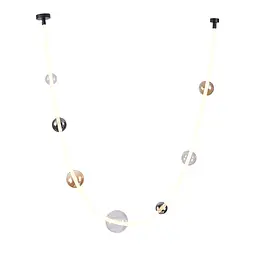 Люстра стельова LED Levistella 788P68117 (3100) BK+SM+AM+CL, 45W, 4000K, сучасний стиль, 3100 мм - мініатюра 2