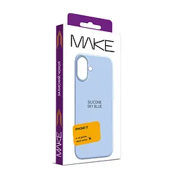 Чохол MAKE Apple iPhone 17 Silicone Sky Blue - мініатюра 2