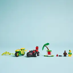 Конструктор LEGO Marvel Перегони на електромобілях з динозаврами, 124 деталі (11198) - мініатюра 4