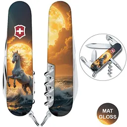 Складаний ніж Victorinox SPARTAN ZODIAC Величний кінь 1.3603.7.Z5230pk - мініатюра 2