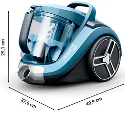 Пилосос Rowenta контейнерний Compact Power XXL 900 Вт блакитний (RO4B20EA) - мініатюра 4