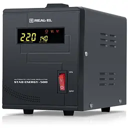Стабілізатор REAL-EL Stab Energy-500 Чорний - мініатюра 6