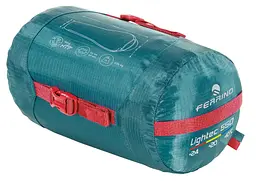 Спальний мішок Ferrino Lightec 550/+20°C Green Left (86153NVV) - мініатюра 2