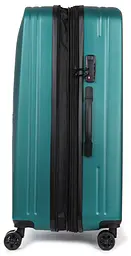 Валіза середня Fashion з розширенням M 78 л 42x60x28 см ABS-пластик Смарагдовий - мініатюра 6