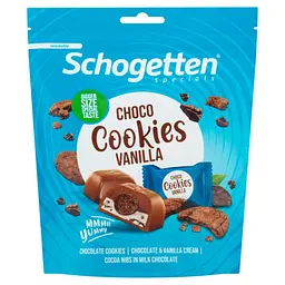 Шоколадні цукерки Schogetten Specials Choco Cookies Vanilla 116g