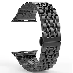 Металевий ремінець Primo Steel Link для годинника Apple Watch 38 мм, 40 мм, 41 мм Black - мініатюра 2