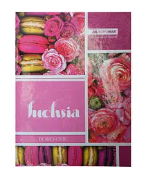 Книга канцелярська Boho Chic, А4, 96 арк., лінія, офсет, тверда ламінована обкладинка