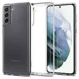 Чохол протиударний прозорий Spigen Ultra Hybrid Crystal ACS02387 для Samsung Galaxy S21 Plus (6.7") Clear - мініатюра 6