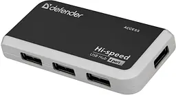 USB-хаб Defender Quadro Infix 4xUSB 2.0 (83504) (6054142) - мініатюра 3