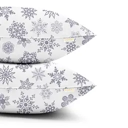 Наволочка фланель 50х70 SNOWFLAKES COSAS (4822052371695) - мініатюра 2