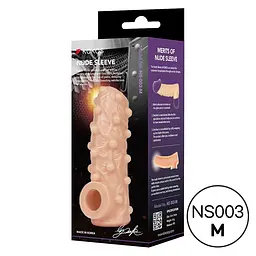 Насадка на член Kokos Nude Sleeve NS 003, M - мініатюра 6
