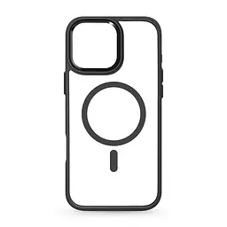 Чехол Apple iPhone 16 Pro Max, Unit MagSafe, черный, прозрачный, магсейф, противоударный, магнитный, панель-накладка с поддержкой MagSafe, с поддержкой беспроводной зарядки, TPU+PC, защита всего корпуса, ударопрочный, ArmorStandart (ARM78713)