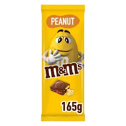 Шоколад M&M's Peanut молочний з кольоровим драже та арахісом 165 г