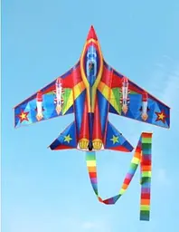 Повітряний змій C 52195 "Літак", 400 см (120 см без хвоста) х 150 см, в пакеті (6900067521958)