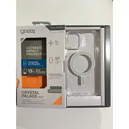 Чохол прозорий протиударний Gear4 Crystal Palace MagSafe для Apple iPhone 12 Pro (6.1") Clear - мініатюра 4