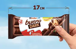 Шоколадні батончики Kinder Bueno Dark 43 г - мініатюра 5