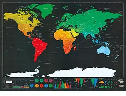 Скретч карта світу Scratch My Map - мініатюра 3