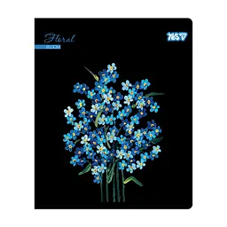 Зошит Yes Floral bloom А5 48 аркушів клітинка (768594), в асортименті - мініатюра 4