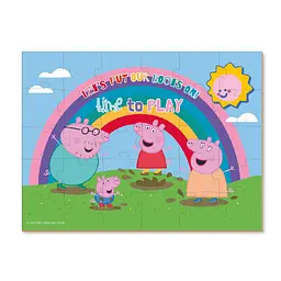 Дитячий пазл "Peppa Pig: Гра у калюжах" 200303, 30 елементів - мініатюра 2