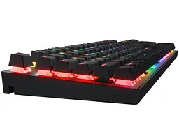Клавіатура ігрова механічна бездротова HATOR HTK-204 UA Icefall Mecha wireless Rainbow Black - мініатюра 4