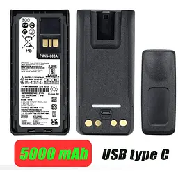 Акумулятор для рації Motorola R7 R7A з USB-C Type-C 5000 mAh PMNN4808A - мініатюра 2