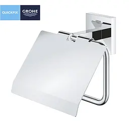Тримач туалетного паперу Grohe QuickFix Start Cube 41102000 Хром - мініатюра 3