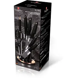 Набір ножів Berlinger Haus Black Rose Collection, чорний (BH 2692) - мініатюра 3