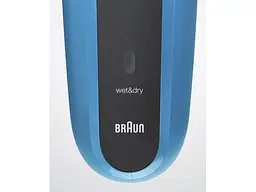 Електробритва Braun Series 3 310BT Wet&Dry black/blue - мініатюра 4