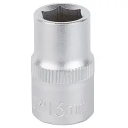 Торцева головка Sigma шестигранна коротка 1/2" 13мм CrV mid (6071131)