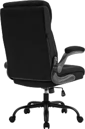 Офісне крісло GT Racer чорне (B-3021 Fabric Black) - мініатюра 3