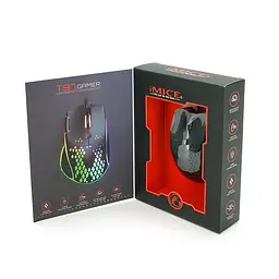Миша провідна iMICE T97, 7 кнопок, 1000/1600/2400/3200/4800/7200 DPI, Led Lighting, 1,3м, Windows XP/Vista/Win7/8/10 Mac OS X, Black, COLOR BOX, Q40 - мініатюра 2