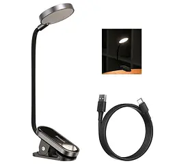 Лампа на акумуляторі Baseus Mini Clip Lamp DGRAD-0G - мініатюра 5