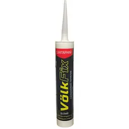 Герметик VOLKFIX 280мл Білий санітарний
