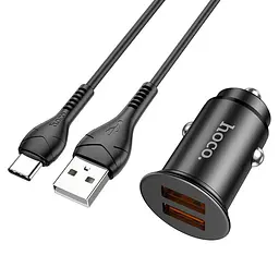 Адаптер і до автомобільний HOCO NZ1 Developer Type-C 36W чорні