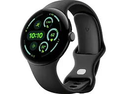 Смарт-годинник Google Pixel Watch 3 45 mm LTE Matte Black Aluminum Case/Obsidian Active Band
