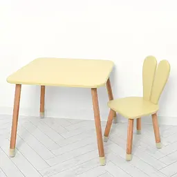Дитячий столик Bambi зі стільцем 04-025BEIGE - мініатюра 2