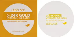Гідрогелеві патчі LEBELAGE під очі Dr.24K Gold