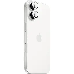 Захисне скло на камеру iLera FocusPro Lens для Apple iPhone 16/16 Plus White (iLFPW16) [124807] - мініатюра 6